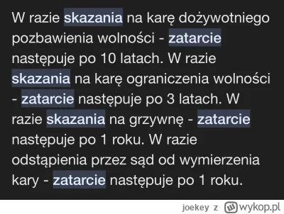 joekey - @userno4: wyrok w zawieszeniu pół roku po okresie próby