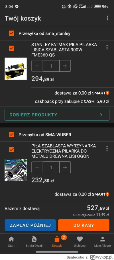 Simfecstio - Hej mirki. Która byście wybrali?
Potrzebuje głównie do cięcia drewna do ...