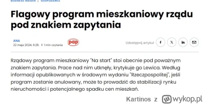 Kartinos - O nie stabilizacja cen mieszkań xd 
#nieruchomosci #bk0 #deweloperka