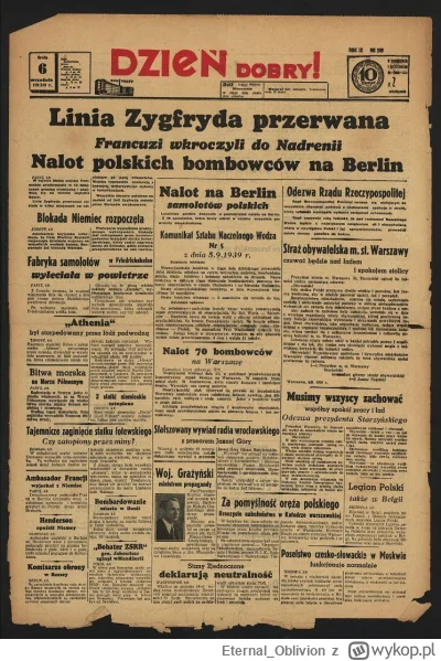 Eternal_Oblivion - tutaj coś z naszej prasy, wrzesień 1939