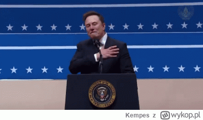 Kempes - #polityka #trump #musk #heheszki 

Ale się Elon porobił na inauguracji XD