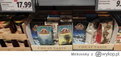 Mirkovsky - Od dzisiaj w Lidlu pojawiła się seria Premium Quality herbat #basilur. Sk...