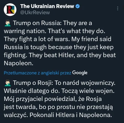 washington - #wojna #ukraina #rosja #polityka 

Panie Trump trochę głębiej bo jeszcze...
