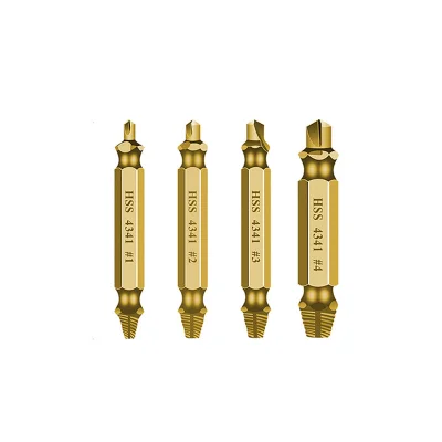 n____S - ❗ 4Pcs Titanium/Natural Color HSS Damaged Screw Extractor
〽️ Cena: 4.49 USD ...