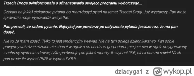dziadyga1 - Ryszard Petru, startujący z list Trzeciej Drogi, przyznaje że program jeg...