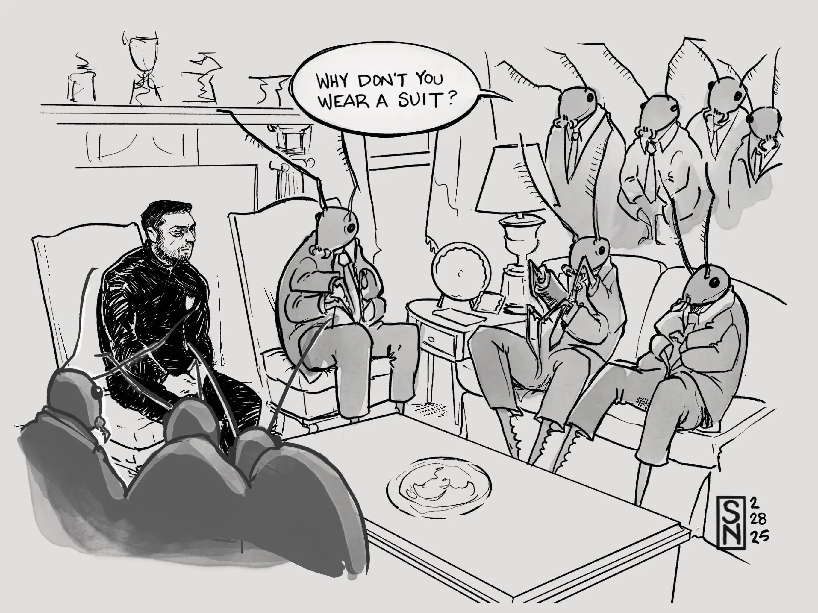 Zenzowaty - Dlaczego nie nosisz garnituru?
#heheszki #usa #ukraina