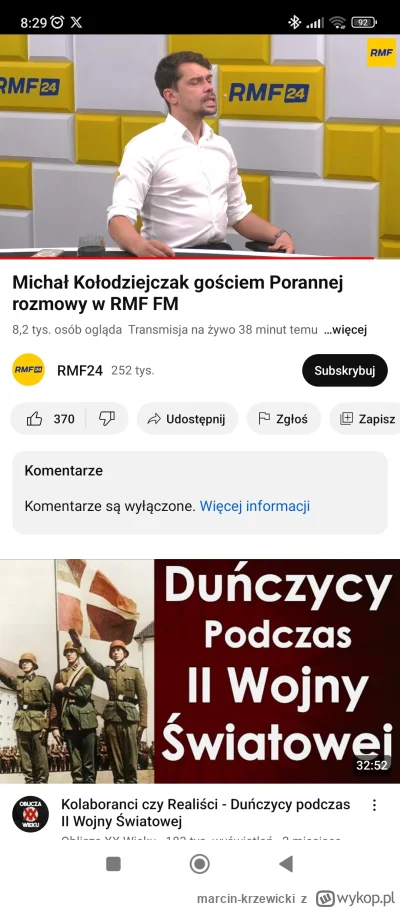 marcin-krzewicki - Wczoraj był hejt na Mazurka jaki pisowiec itp. Dziś Mazurek rozjec...