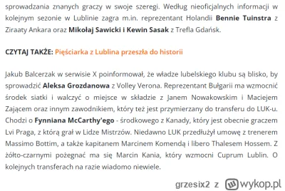 grzesix2 - niedzielny kibic sukcesu Bogdanki LUK Lublin here, który od niedawna zaczą...