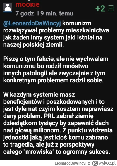 LeonardoDaWincyj - @mookie @mookie Właśnie pochwalasz to wywłaszczanie jak widać na z...