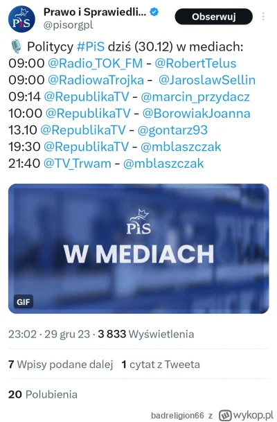 badreligion66 - #tvpis #polityka #sejm #bekazpisu  REPUBLIKA! XD