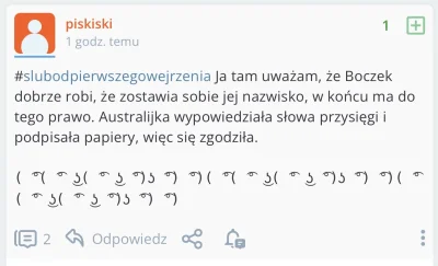 NickMoore - #slubodpierwszegowejrzenia @piskiski DNO!! Co za ludzie są na wykopie! NI...