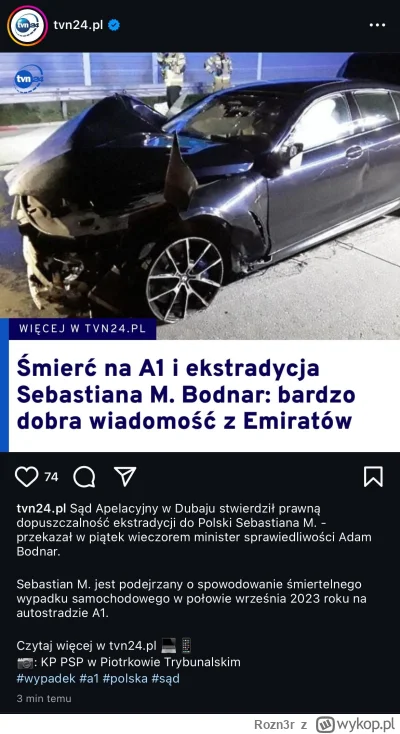 Rozn3r - Bardzo dobra wiadomość 

#wypadek