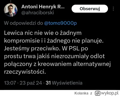 Kolanka - Kolejne dementi od Lewicy 

#nieruchomosci #polityka