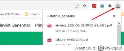 lukasz728 - Mirki zawsze pobierane pliki pokazywały się na takim pasku na dole przegl...