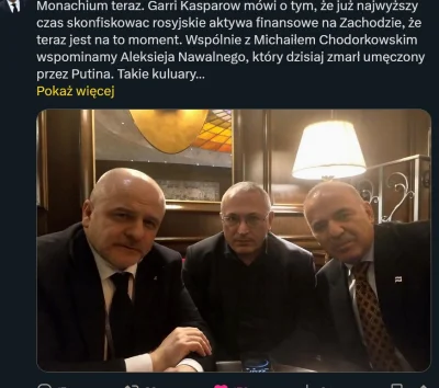 IdillaMZ - Ale Paweł Kowal ma farta mając możliwość obgadania historii Nawalnego w dn...