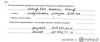 zackson - Może ktoś wytłumaczyć jak pan poseł dentysta mając 519k przychodu, ma dochó...