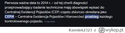 Kamilek2323 - @Adruns: Ty ale schodzenie pod auto, a wpisywanie wymyślonego przebiegu...