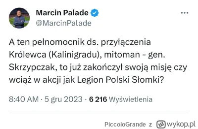 PiccoloGrande - PiS-owski czopek (pozujący na eksperta ds. preferencji wyborczych) na...