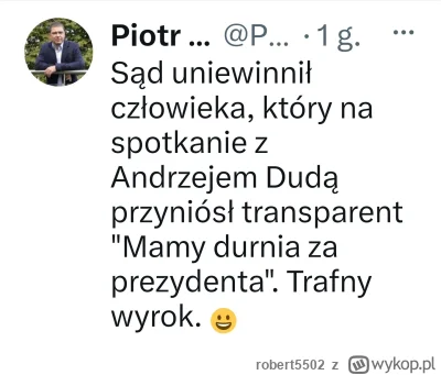 robert5502 - Czyli będzie można stwierdzać pewien fakt #andrzejduda #prawo #bekazpraw...