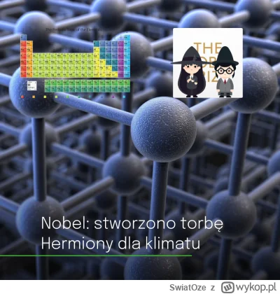SwiatOze - 🥇Laureaci Nobla z chemii 2025 roku zyskali uznanie świata i szansę, by ic...