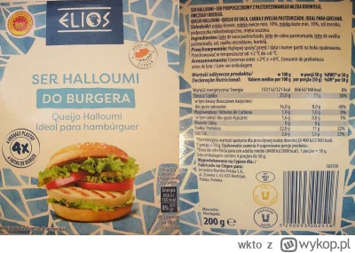 wkto - #listaproduktow
#serhalloumi do burgera (4 okrągłe plastry) Elios #biedronka
a...