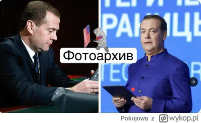 Pokojowa - Po lewej: 10 lat temu Miedwiediew trzymając w rękach Yotaphone przepowiedz...