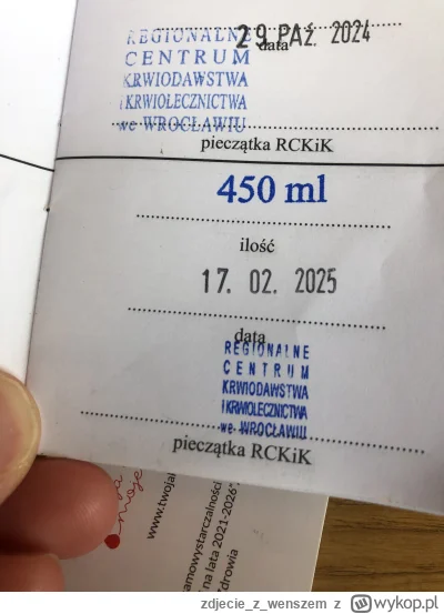 zdjeciezwenszem - 220 620 - 450 = 220 170
Data donacji - 17.02.2025
Rodzaj donacji - ...