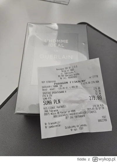 fiddle - Mirasy, dekant Guerlain L'homme ideal 75ml - 140pln+kw (olx inpost albo inpo...