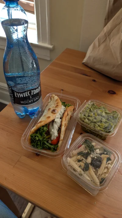 Runaway28 - #przegryw skończyło się na gyro sałatkach i wodzie mocnyggas...