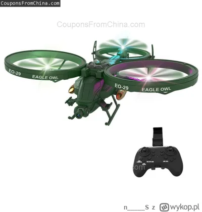 n____S - ❗ WX/RC E0-29 Scorpion 6CH Toy Drone
〽️ Cena: 30.99 USD (dotąd najniższa w h...