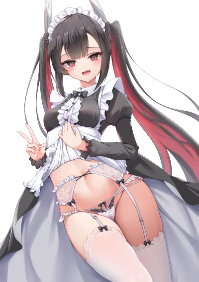 KsyzPhobos - #bellysupremacy #hatsuzuki #azurlane #anime #randomanimeshit #maid #zako...