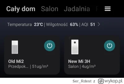 Ser_Rdest - postawiłem w pokoju dwa oczyszczacze powietrza, jeden obok drugiego, zoba...