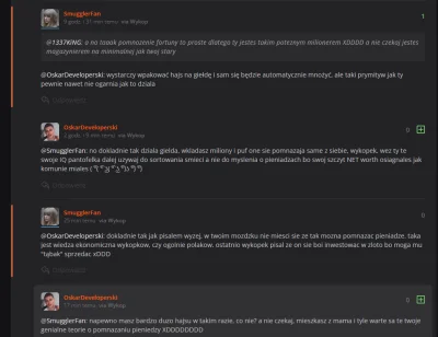 SmugglerFan - wykopek @OskarDeveloperski nie ogarnia ze jak sie wrzuca pieniadze na g...