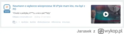 Jarusek - A tak wlatuje propaganda pisowska na wykop ( ͡° ͜ʖ ͡°)

#bekazprawakow #bek...