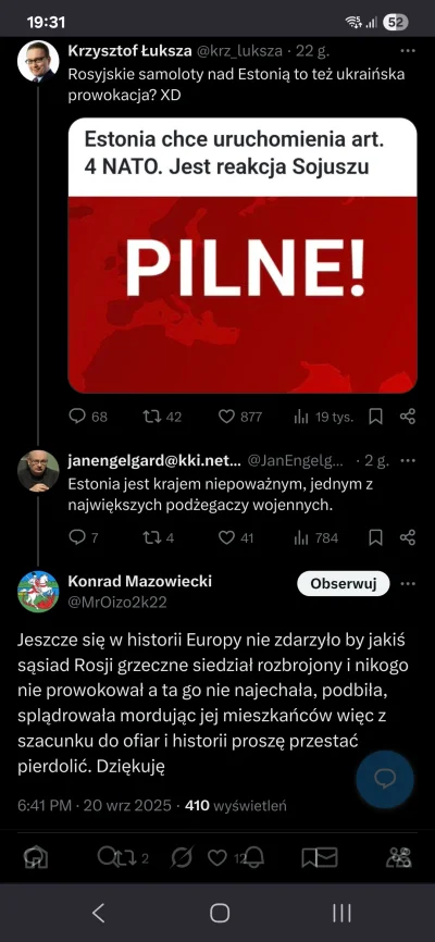 mleko3-2procent - Estonia juz prowokuje.
Tutaj pan "redaktor" mysli polskiej
Dla tych...