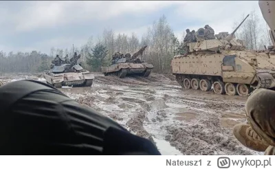 Nateusz1 - Niecodzienne połączenie - M2 Bradley i Słoweńskie czołgi M-55S.
#ukraina #...