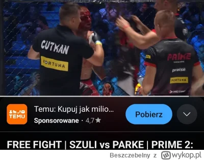 Beszczebelny - @KOXsu ale o czym ty mowisz? Xd
co ma walka w MMA Szuli vs Norman Park...