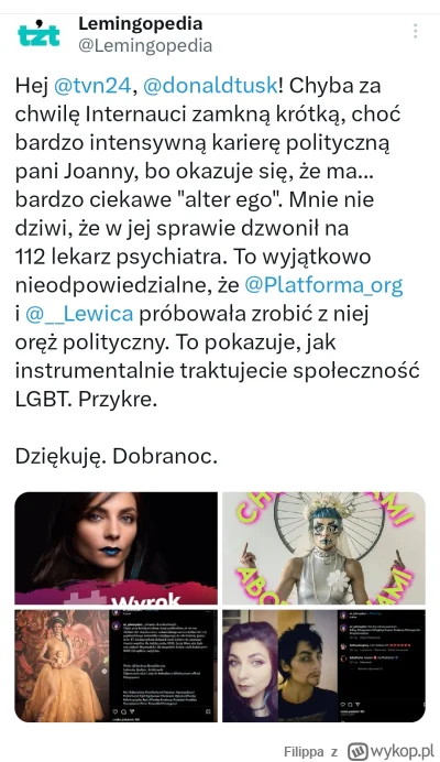 Filippa - Ja nie mogę xD
Prawaki to są serio ludźmi z dość małym i śmiesznym rozumkie...