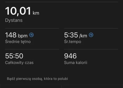 SzmaragdowySmok - 109 602,79 - 10,00 = 109 592,79

Wczorajszy „long” run. 8km w tempo...
