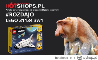 hotshops_pl - Hej #wykop rozdajemy #lego

Z okazji tego #blackfriday robimy #rozdajo
...