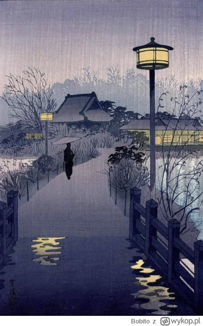 Bobito - #obrazy #sztuka #malarstwo #art

Nocny deszcz nad stawem Shinobazu , Kasamat...