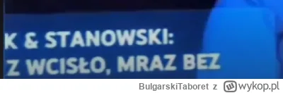 BulgarskiTaboret - @ish_waw: A kto to się schował w rogu ekranu? Czy to ten znany, sz...