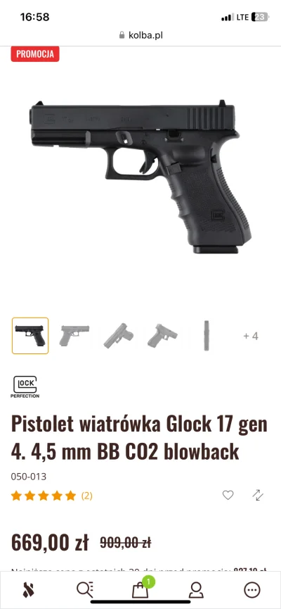 HansPanzerfaust - Poleca ktoś tego Glocka? Nie #!$%@? się po pierwszym wystrzelonym m...