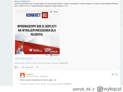 patryk66 - Shalom Moi Kochani Rzeczpospolitanie!

Z okazji #wybory mam mianowicie pew...