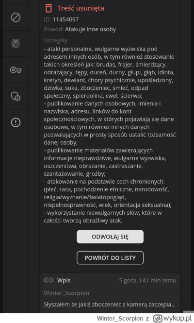 Winter_Scorpion - Ohoho spłakał się bulimik ze śląska ( ͡° ͜ʖ ͡°) pamietaj jakieś tam...