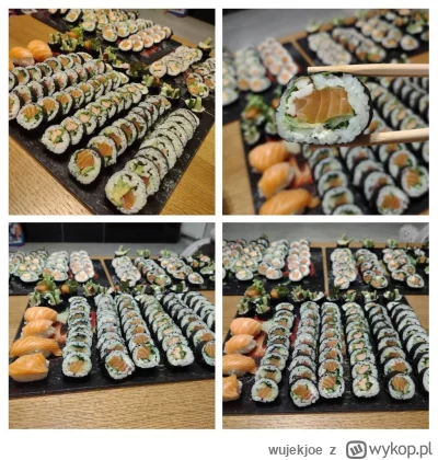 wujekjoe - #sushi #japonia #gotujzwykopem 
Sushi do oceny, po domowemu