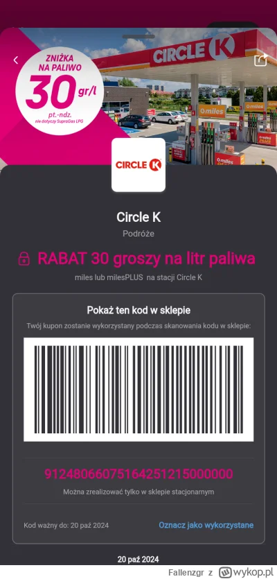 Fallenzgr - #samochody #kupony #kupon #paliwo