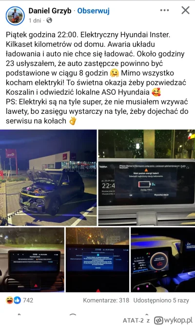 ATAT-2 - Elektromobilniacy to naprawdę wyższy level odklejki. Potrafią być wdzięczni ...