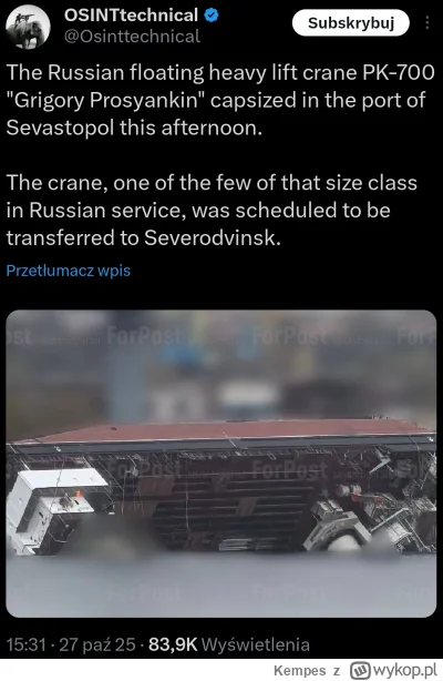 Kempes - #ukraina #rosja #wojna

( ͡°( ͡° ͜ʖ( ͡° ͜ʖ ͡°)ʖ ͡°) ͡°)