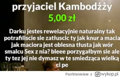 PanStanislaw - @Miskagnoju: Chodzi o ten wyrzyg. Co innego miło sobie trollować, a co...